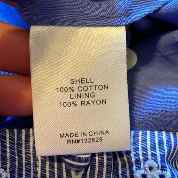 Tularosa Laney Crop Top Navy White S - Picture 7 of 8